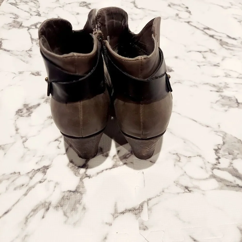 𝅺XOXO boots Brown womens size 8.5 - Picture 5 of 9